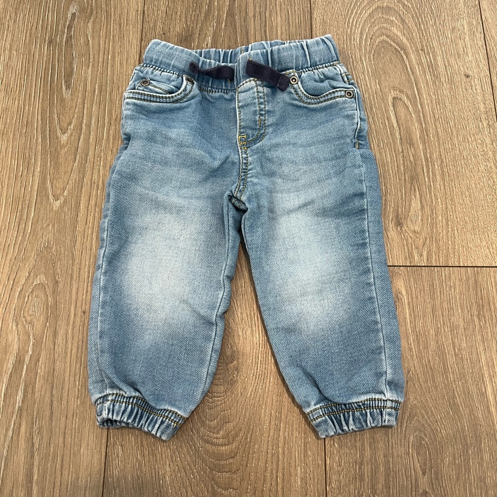 12M Carter's Denim Jogger Jeans